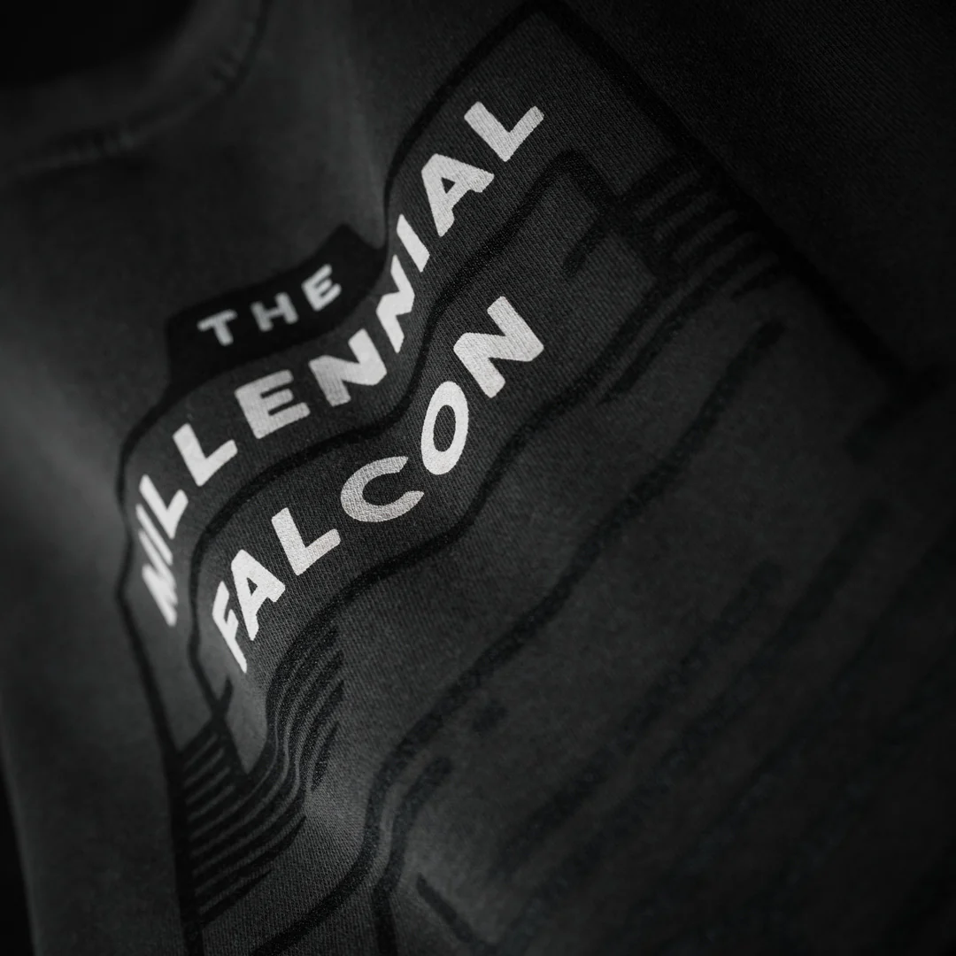 Millennial Falcon Crew Sweatshirt - Image 6