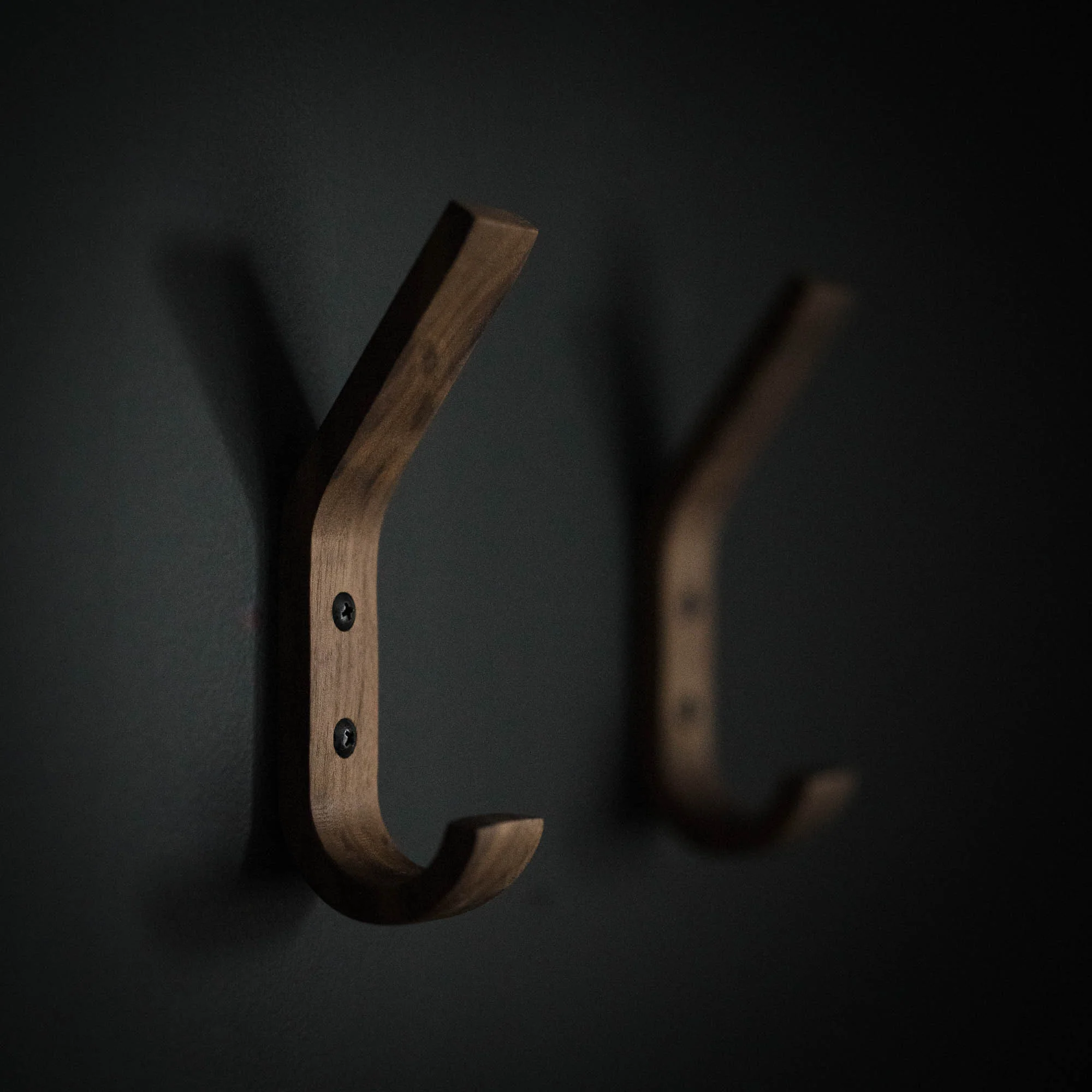 Walnut Wall Hooks (2-pack) - Image 5