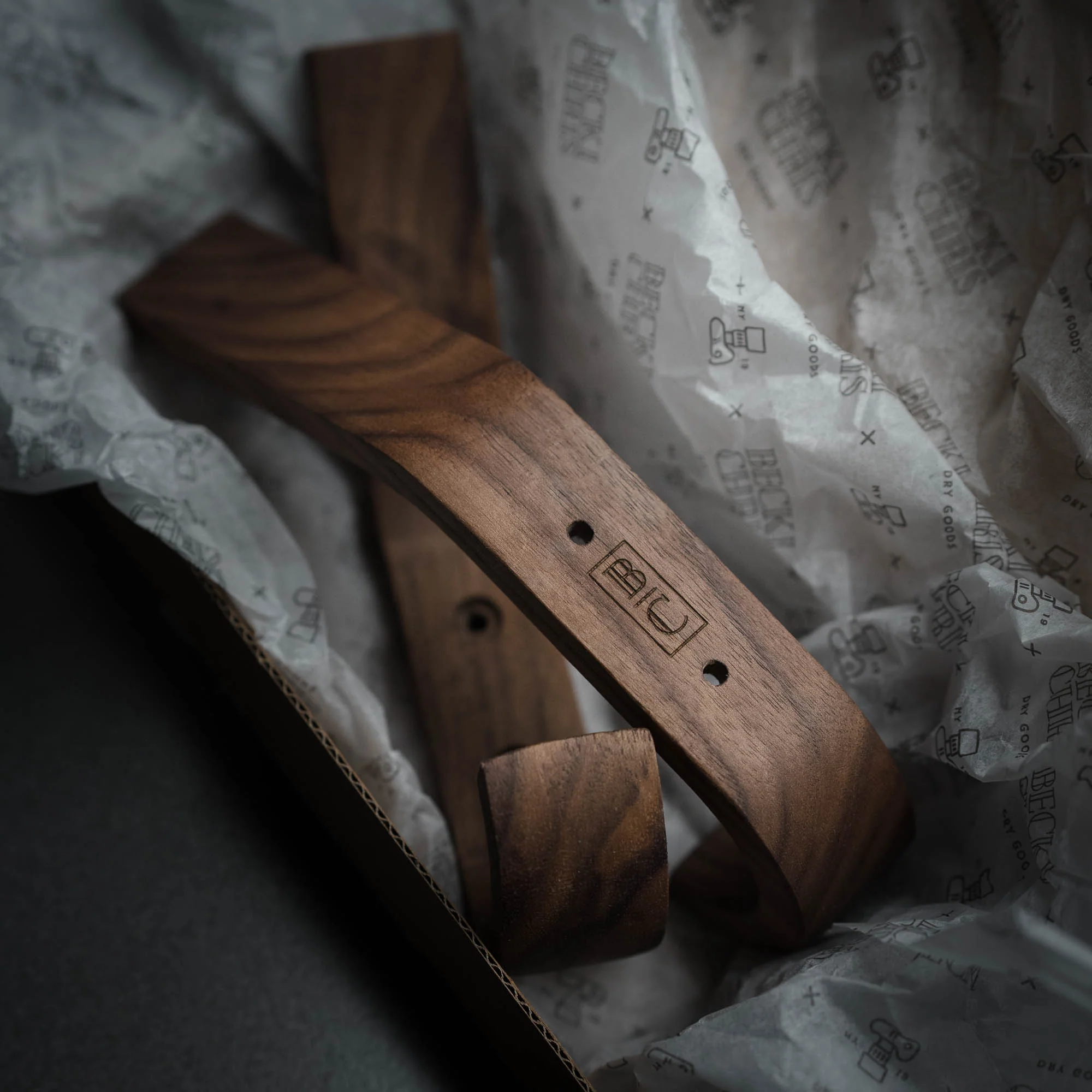 Walnut Wall Hooks (2-pack) - Image 6